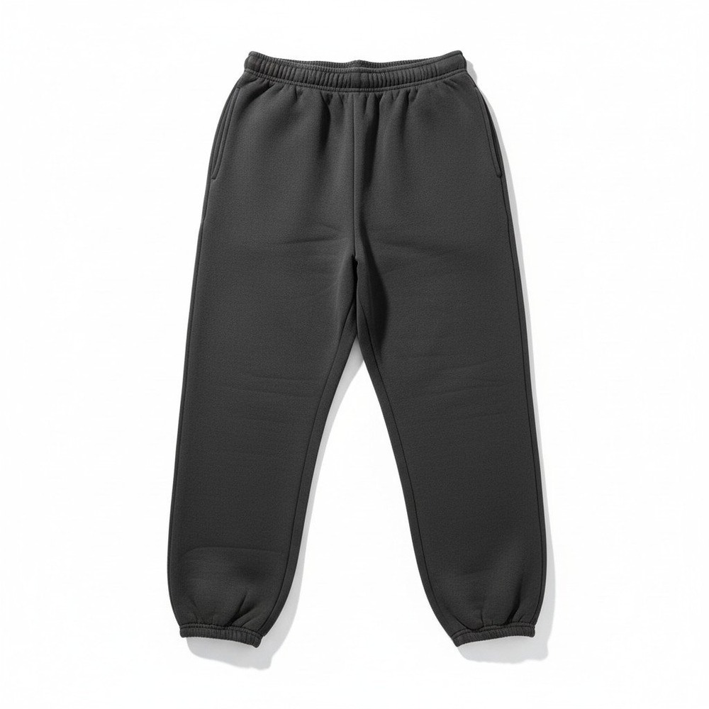 Hanes Premium Black Sweatpants, Men's Small Elastic‎ Waist Drawstring Joggers